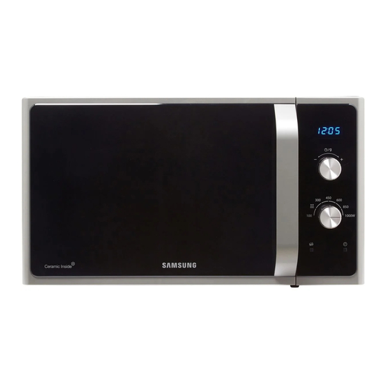 Samsung MS28F303E Series Owner's Instructions & Cooking Manual