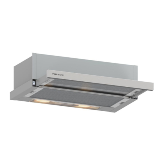 User Manuals: Philco GH806SNL- 1 Telescopic Range Hood