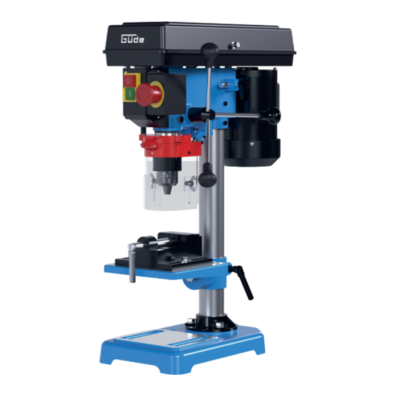 GÜDE GTB 16/ 550 LASER Translation Of The Original Instructions