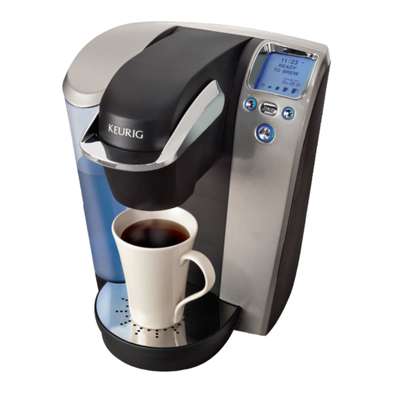 Keurig Platinum B70 Setup Manual