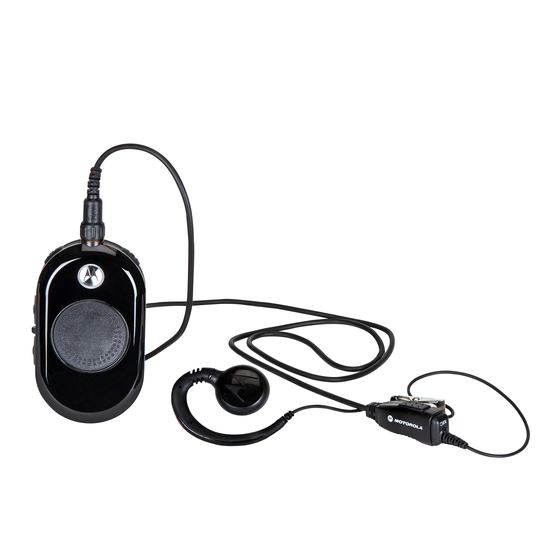 Motorola CLP1013 Two-Way Radio Manuals