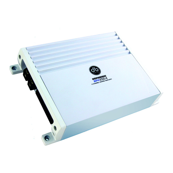 DB Drive APM 250.4D User Manual
