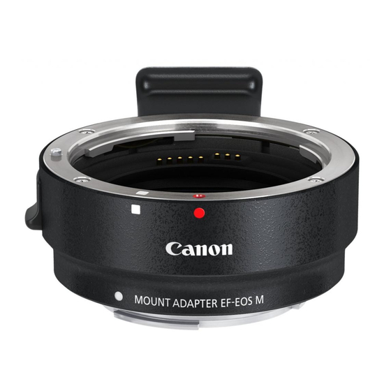 Canon EF-EOS M Instruction Manual