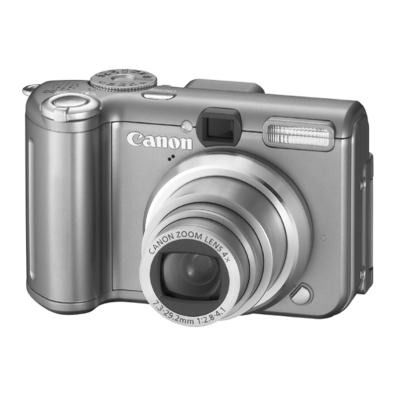 Canon POWERSHOT A620 User Manual