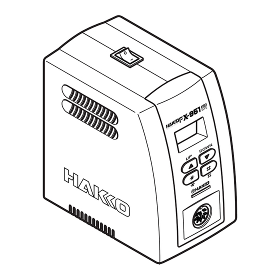 HAKO FX-951 Instruction Manual