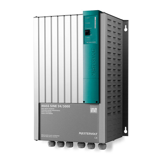 Mastervolt Mass Sine 24/5000 User And Installation Manual