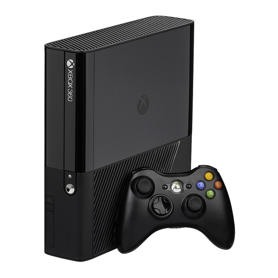 Microsoft Xbox 360 Series Manuals