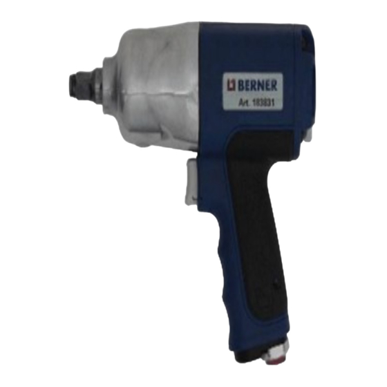 Berner BPT-IW 38 C PR IND Instruction Manual/Safety Instruction