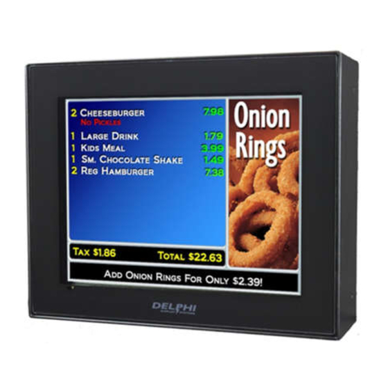 Delphi Endura 15V 9320-150 V-NET Monitor Manuals