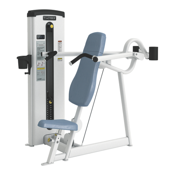 CYBEX VR1 Overhead Press Owner's Manual