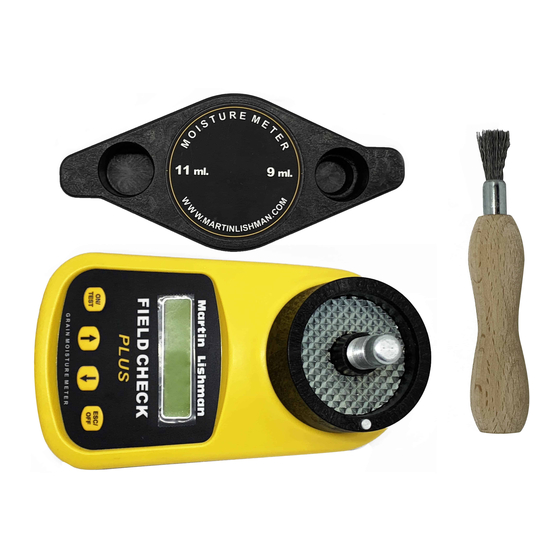 Martin Lishman Field Check PLUS Instruction Manual And Users Manual