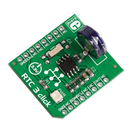 Mikroe Click RTC3 Manual