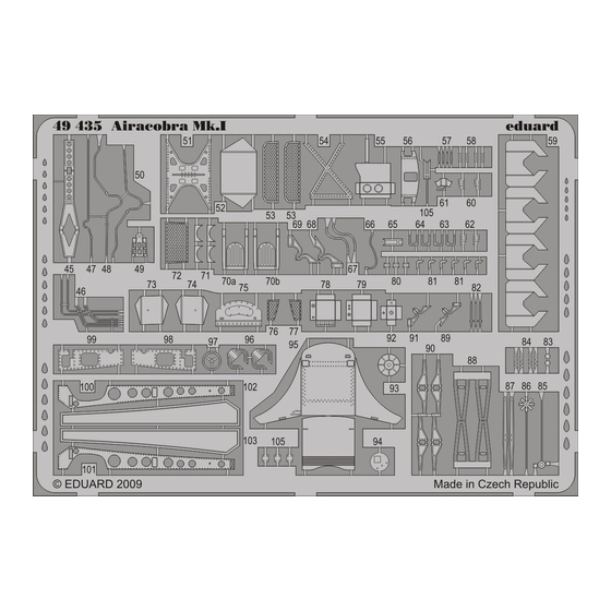 Eduard Airacobra Mk.I S.A. Assembly Instructions