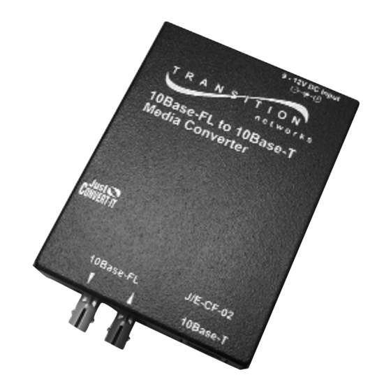 Transition Networks J/E-CF-02(SC) User Manual