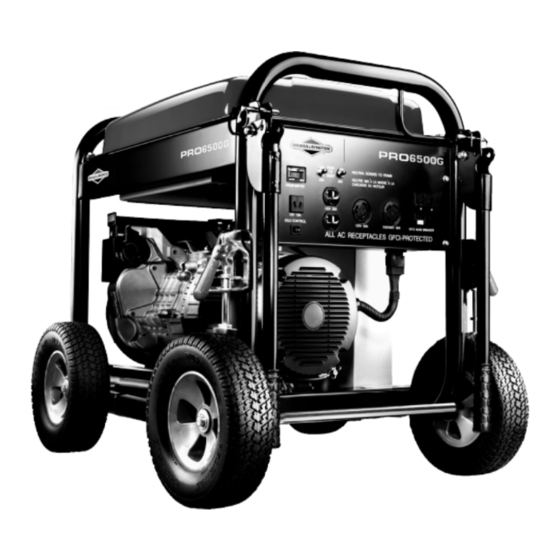 Briggs & Stratton PRO6500 Owner's Manual