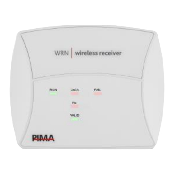 Pima WRN Installation Instructions Manual