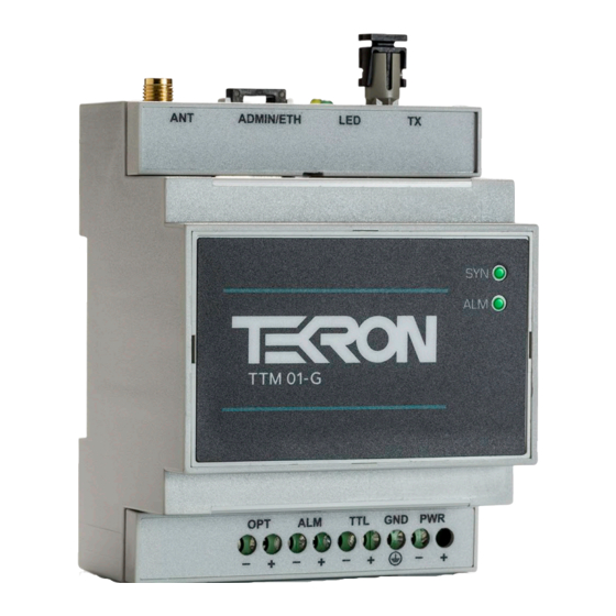 Tekron TTM 01-G User Manual