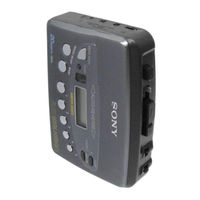 Sony Walkman WM-FX475 Service Manual