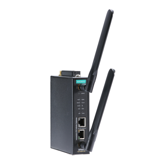 Moxa Technologies OnCell G3150A-LTE-EU-T Quick Installation Manual
