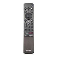 Sony RMF-TX900B Quick Reference Manual