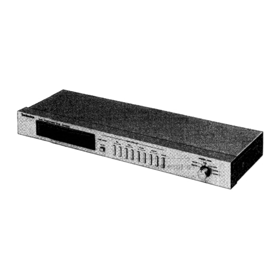 Technics SH-4060 Service Manual
