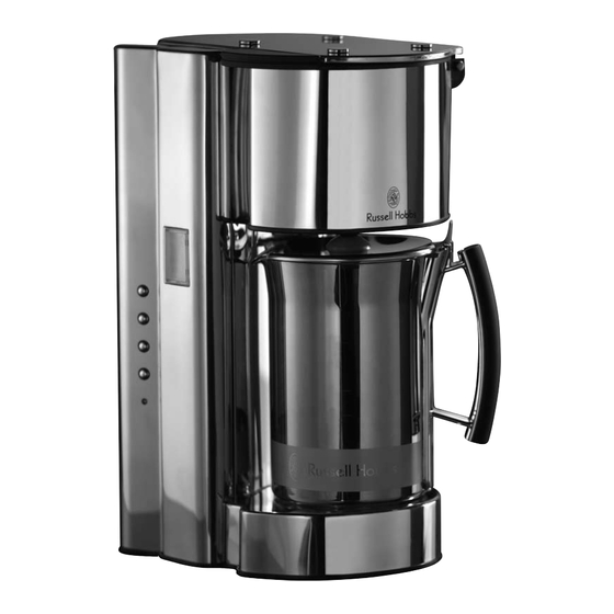Russell Hobbs Coffee machine Instructions Manual