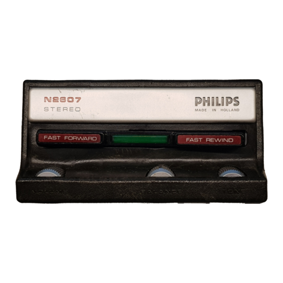 Philips N 2607/00 Manuals