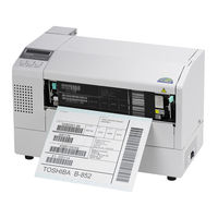 Toshiba B-SX8T-TS12-QM-R - TEC B/W Direct Thermal Printer Driver Operating Manual