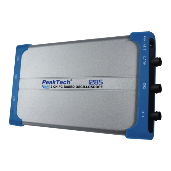 PeakTech 1280 Operation Manual