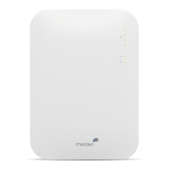 Meraki MR12 Hardware Installation Manual