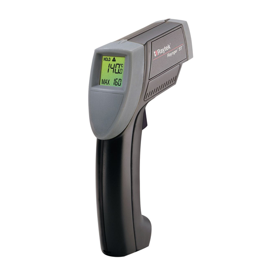 RayTek Raynger ST ST20 Specification Sheet