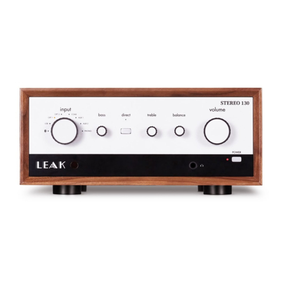 Leak STEREO 130 User Manual