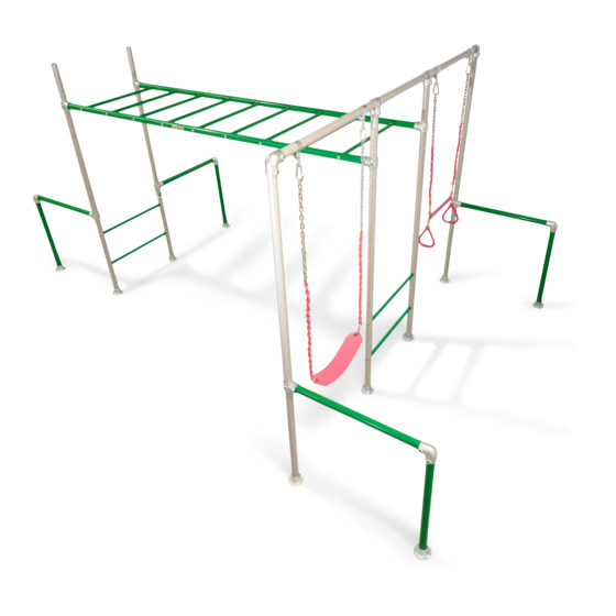 FUNKY MONKEY BARS MONKEY BAR ADD-ON Assembly Instructions Manual