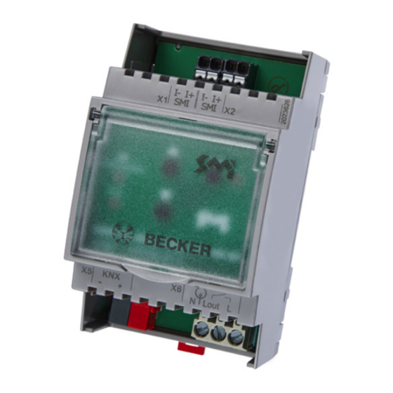 Becker 3TE 16K BT Installation Instructions Manual