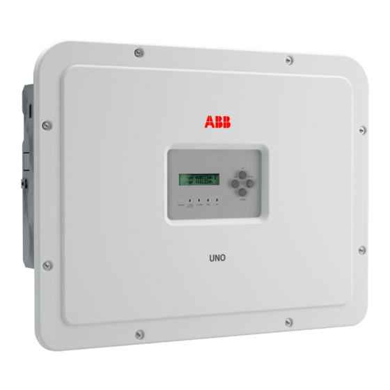 ABB UNO-DM-6.0-TL-PLUS Quick Installation Manual