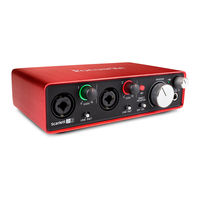 Focusrite Second Generation Series User Manual