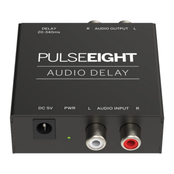PULSEEIGHT P8-AD340 Quick Reference Manual