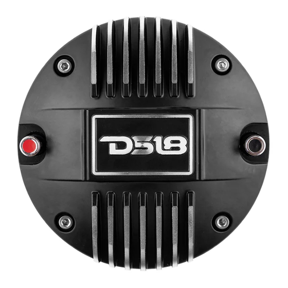 DS18 PRO-DRN2 Owner's Manual