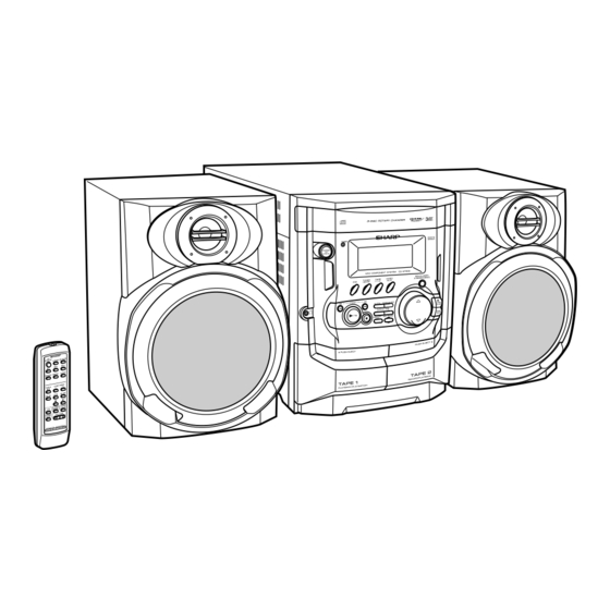 Sharp CD-XP300 - Compact Stereo System Service Manual