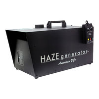 American Dj HAZE Generator User Instructions