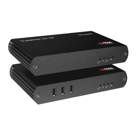 Rose electronics CrystalView DVI EX Installation And Operation Manual