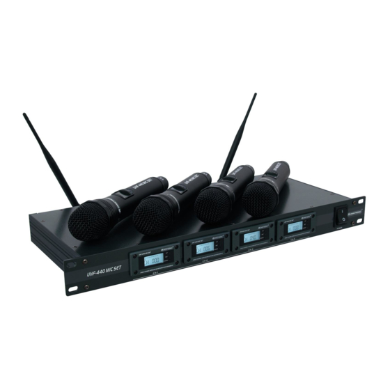 Omnitronic UHF-440 User Manual