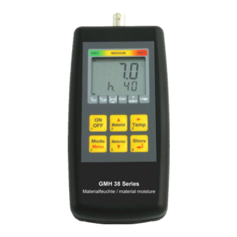 GREISINGER GMH 3830 Operating Manual