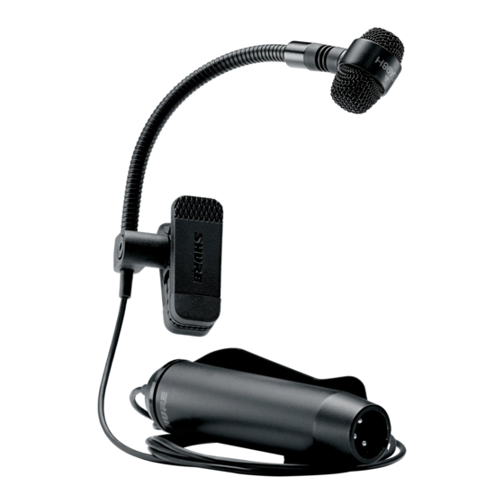 Shure PGA 98H User Manual