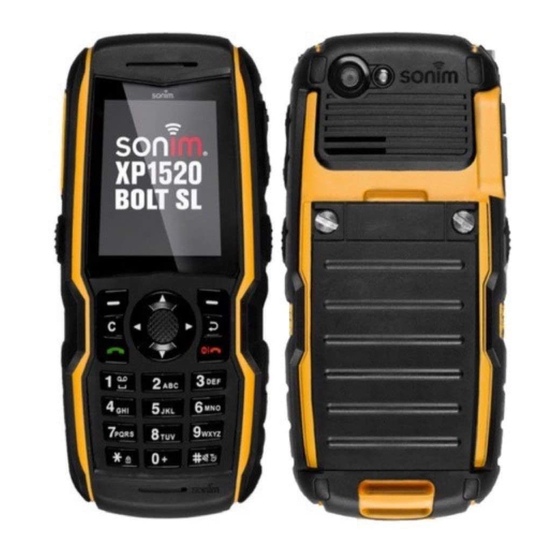 SONIM XP1520 BOLT SL USER MANUAL Pdf Download | ManualsLib