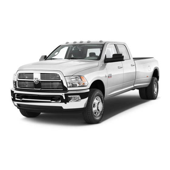 RAM 3500 2013 USER MANUAL Pdf Download | ManualsLib