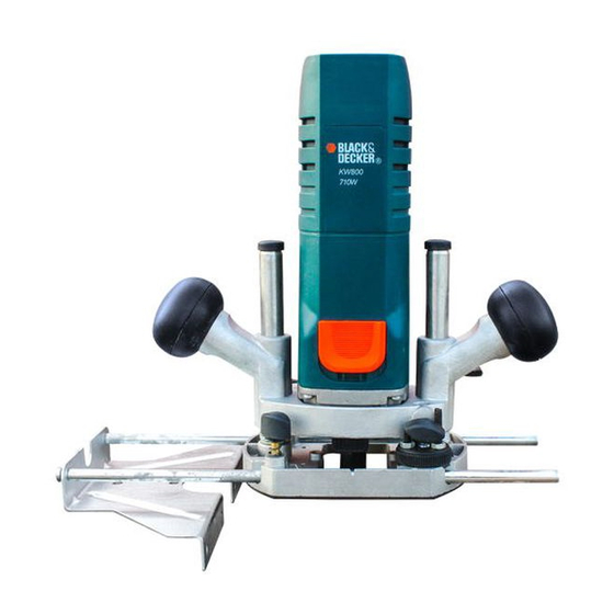 Black & Decker KW 800 Router with two HSS router bits, bobshop.co.za