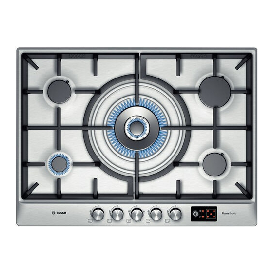 BOSCH COOKER HOB OPERATING INSTRUCTIONS MANUAL Pdf Download ManualsLib