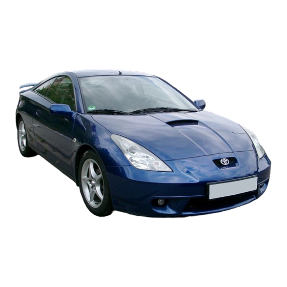 Toyota Celica 1999 Operating Manual