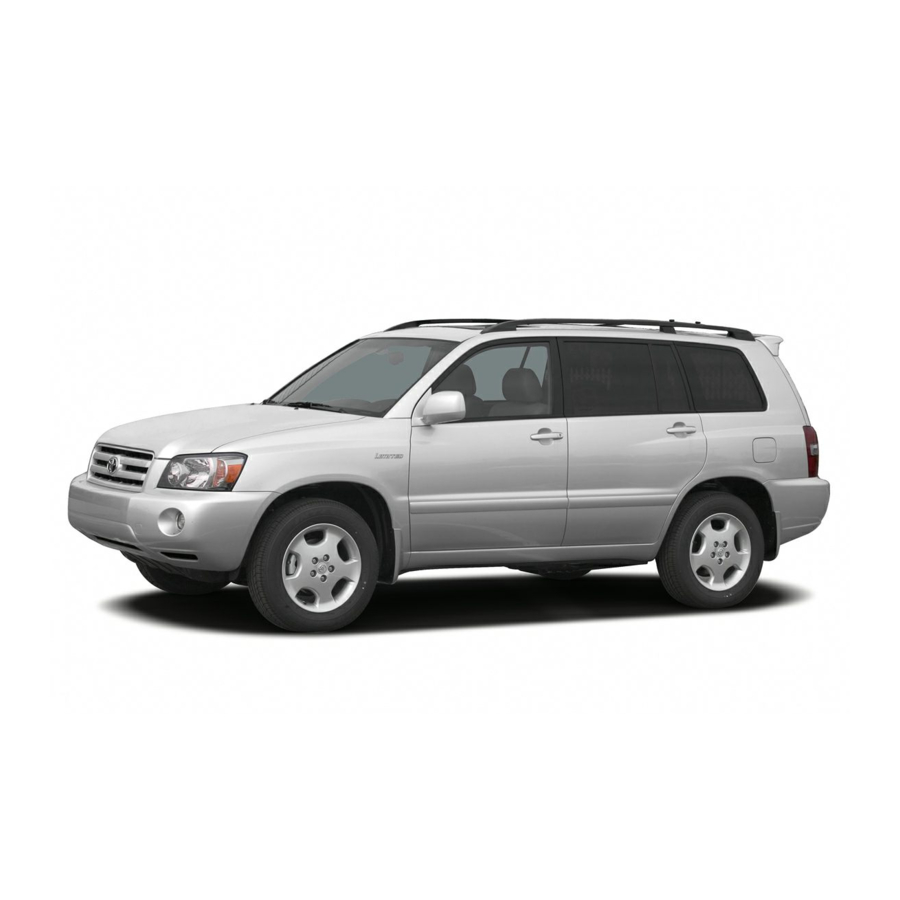 Toyota Highlander 2006 Manual